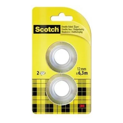 3M Самозалепваща лента, двустранна, пълнител, 12 мм x 6, 3 м, 3M SCOTCH 7100126761 (7100126761)