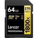 Pamäťové karty Lexar SDXC UHS-II 64GB LSD1800064G-BNNNG