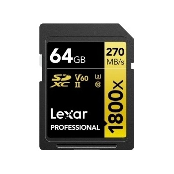Lexar SDXC UHS-II 64GB LSD1800064G-BNNNG