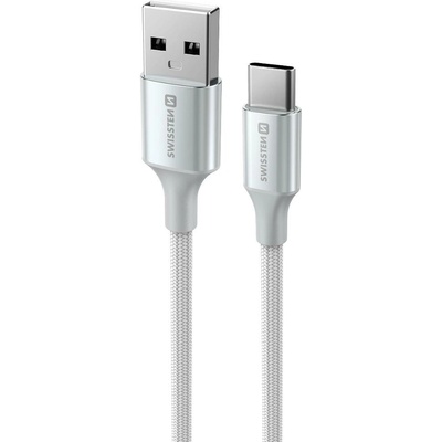 Swissten 71521310 USB / USB-C, 1,5m, bílý