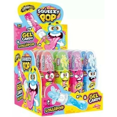 JohnyBee gel candy squeeze pop 24 x 34 g