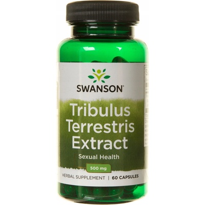 Swanson Kotvičník Tribulus Terrestris Extract 500 mg 60 kapsúl