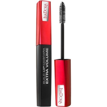 IsaDora Спирала за обем и дължина Build-up Extra Volume, 01 Super Black, 12 ml