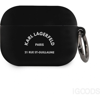 Karl Lagerfeld AirPods Pro cover Silicone RSG KLACAPSILRSGBK