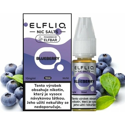 Elf Bar Elfliq Salt Blueberry 3 x 10 ml 10 mg