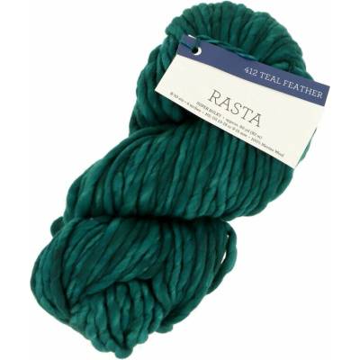 Malabrigo Rasta Teal Feather 412