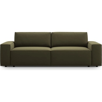 Micadoni Зелен кадифен разтегателен диван с място за съхранение 247 cm Jodie - Micadoni (MIC_3SF_51_F1_JODIE2)