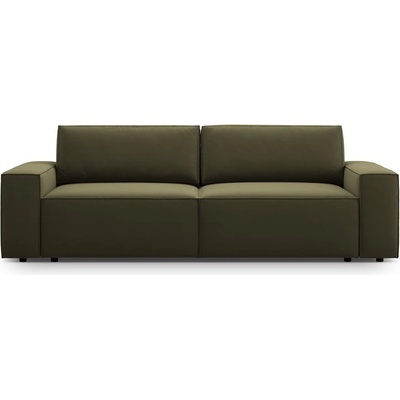 Micadoni Зелен кадифен разтегателен диван с място за съхранение 247 cm Jodie - Micadoni (MIC_3SF_51_F1_JODIE2)