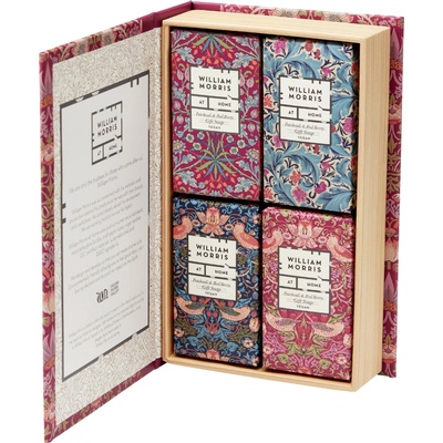 Heathcote & Ivory sada tuhých mýdiel pačuli & červené bobule 4 x 50 g