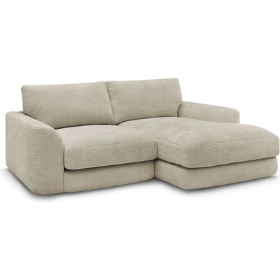 Bobochic Бежов шенилов ъглов диван (десен ъгъл) Leonore - Bobochic Paris (109477)