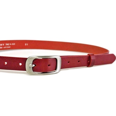 Penny Belts 173-93 dámský kožený pásek červený