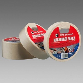 Den Braven páska zakrývací krep do 60°C 19 mm x 50 m