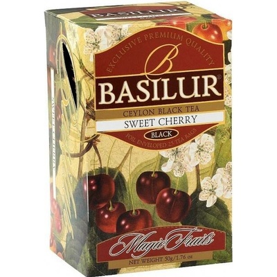 Basilur Aromatizovaný černý čaj Magic Sweet Cherry porcovaný s přebalem 25 sáčků