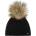Eisbär Дамска зимна шапка (beanie) Eisbär Nelia Lux Beanie - Black / Real - размер One Size (904-1016-0411)