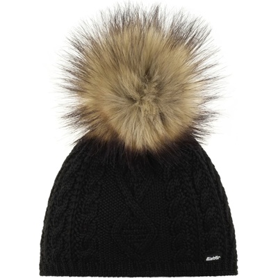 Eisbär Дамска зимна шапка (beanie) Eisbär Nelia Lux Beanie - Black / Real - размер One Size (904-1016-0411)
