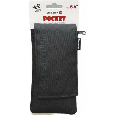 Pouzdro SWISSTEN POCKET 6,4" ČERNÉ