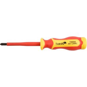 Tvardy Изолиран плосък отвертка PH2x100 VDE 60903 (T00842)