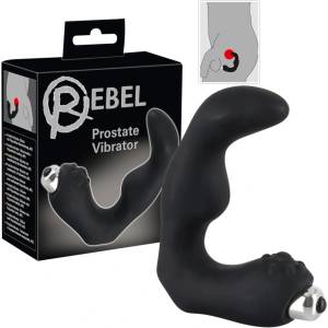 Rebel - вибратор за простата с извита форма - черен - lovesexshop - 36,65 лв
