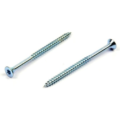 Univerzální vrut do dřeva 6x140/70 TORX zinek bílý, částečný závit