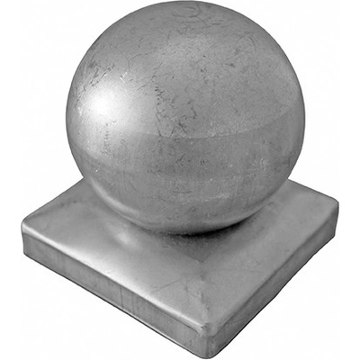 EKOfence Krytka na plotový stĺpik s guľou 80x80, D80, t0,8mm 8053