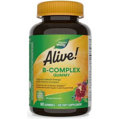 Nature's Way Alive B-Complex Gummy, 60 желирани таблетки, Nature's Way (10483)