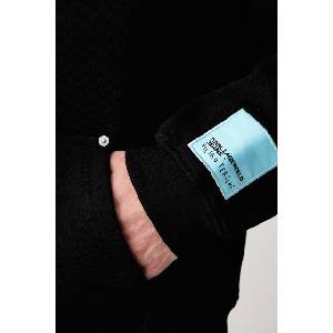Karl Lagerfeld Jeans суичър с качулка мъжки от памук x Pietro Terzini (B4M20055)