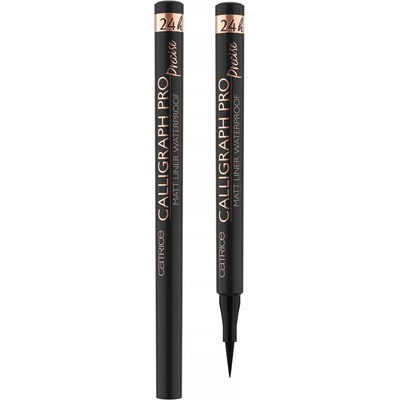 Catrice Calligraph Pro Precise 24h Matt Liner Waterproof oční linky v peru 010 Intense Black 1,2 ml