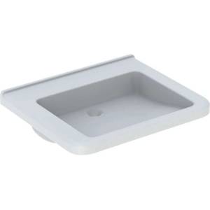 Geberit Selnova Comfort - Умивалник без бариери, 65x55 см, без преливник, без отвор за смесител, бял 500.790. 01.7 (500.790.01.7)