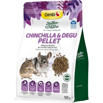 Image 1 of Gimborn Gimbi Mother Nature Chinchilla & Degu Pellet - храна за чинчили и дегу 500 г