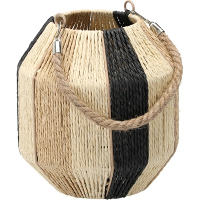 Pro-Tech shop Lampáš boho so sklenenou vložkou 23/25cm pruhovaný 66897
