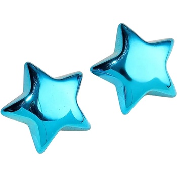 HARAHU Обеците AD-33416 - Star / Синя KP33416 (AD-33416)