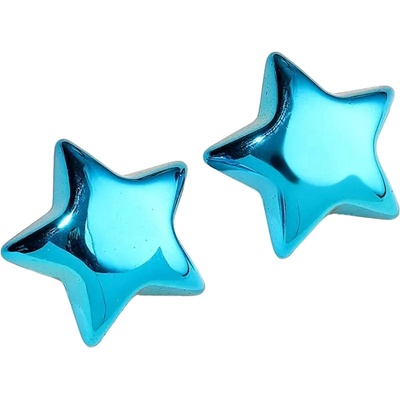 HARAHU Обеците AD-33416 - Star / Синя KP33416 (AD-33416)