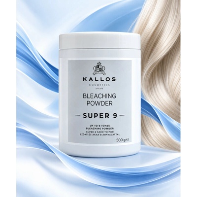 Kallos KJMN SUPER 9 bělící prášek 9 odstínů 500 g