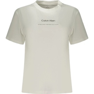 Calvin Klein Дамска тениска с къс ръкав calvin klein, Размер s, Цвят Бяло (lv047c811g_biyaf)