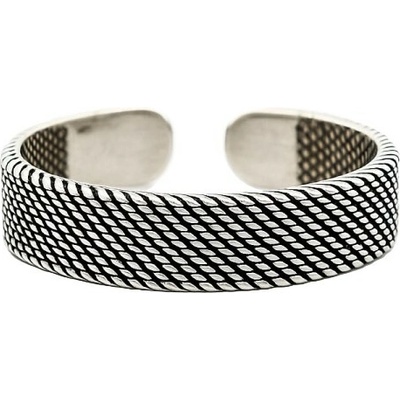 Solla Serpent Band pánsky prsteň zo zliatiny strieborný CH M PR29