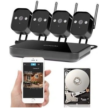 Zmodo 720P Wifi Mini NVR+4xIP CAM+1TB HDD (UMNP10069)