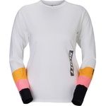 Scott Дамска фланелка с дълъг ръкав за колоездене Scott Women's Tee Tuned L/S Cycling jersey - White (156-2865-0112)
