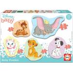 Educa Бебешки пъзел Educa 5 в 1 - Дисни животни (EDU18591) - baby