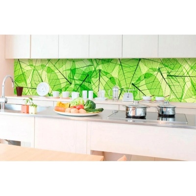 DIMEX ART Фототапет за кухня - листни жилки 350 x 60 см