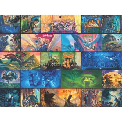 New York Puzzle Company - Puzzle Harry Potter - Collage - 1 000 piese