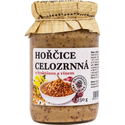 Klášterní officína celozrnná hořčice s vínem 250g