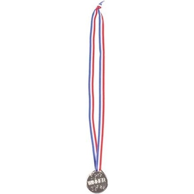 Winner Strieborná detská medaila so stuhou 1 ks