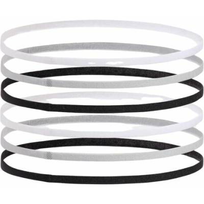 Under Armour Mini elastic 6PK Dámské čelenky šedá