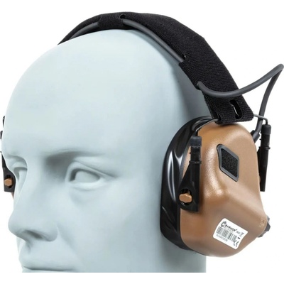 Earmor Sluchátka elektronická Earmor M31 Plus, Coyote Brown