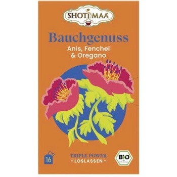 Shoti Maa Био чай Bauchgenuss - анасон, копър и риган - 16 пакетчета чай