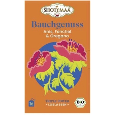 Shoti Maa Био чай Bauchgenuss - анасон, копър и риган - 16 пакетчета чай