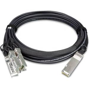 PLANET CB-QSFP4X10G-3M оптичен кабел 3 м QSFP+ 4x SFP+ Черен (CB-QSFP4X10G-3M)