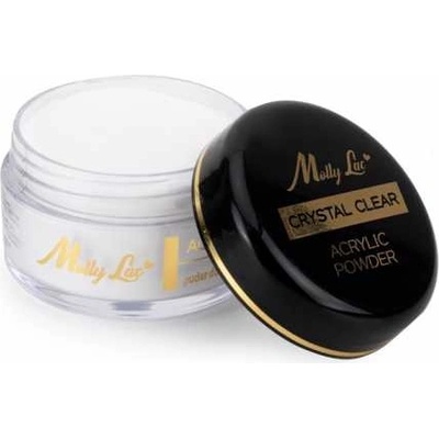 MollyLac akrylový prášok Acrylic Powder Crystal Clear 30 g