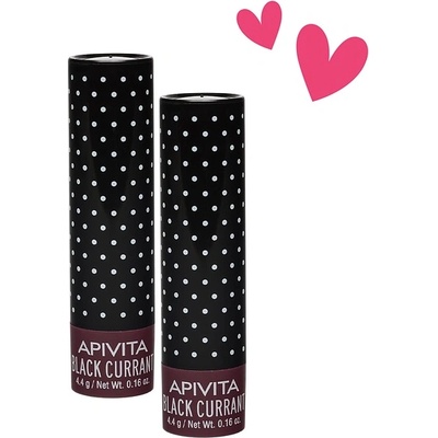 APIVITA Комплект - Стик за устни, касис, 2 х 4.4 g
