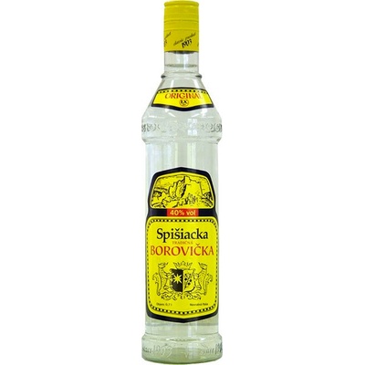Prelika Spišiacka Borovička 40% 0,7 l (čistá fľaša)